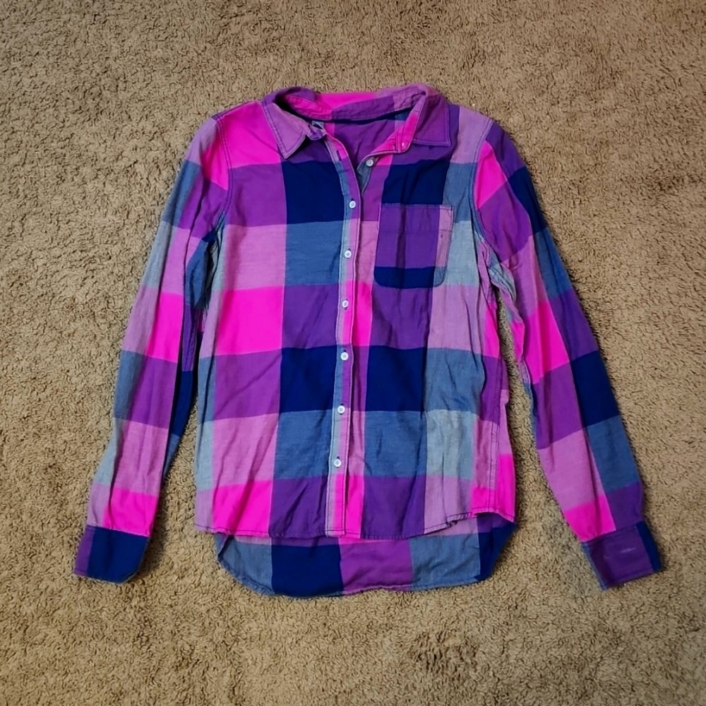 Plaid flannel size medium